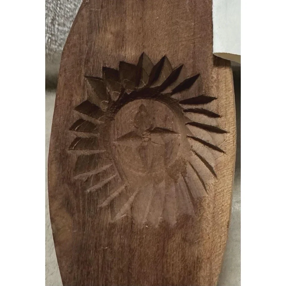 Ma’amoul Cookie Mold Handcrafted from Damascus Made of Apricot Wood Unused